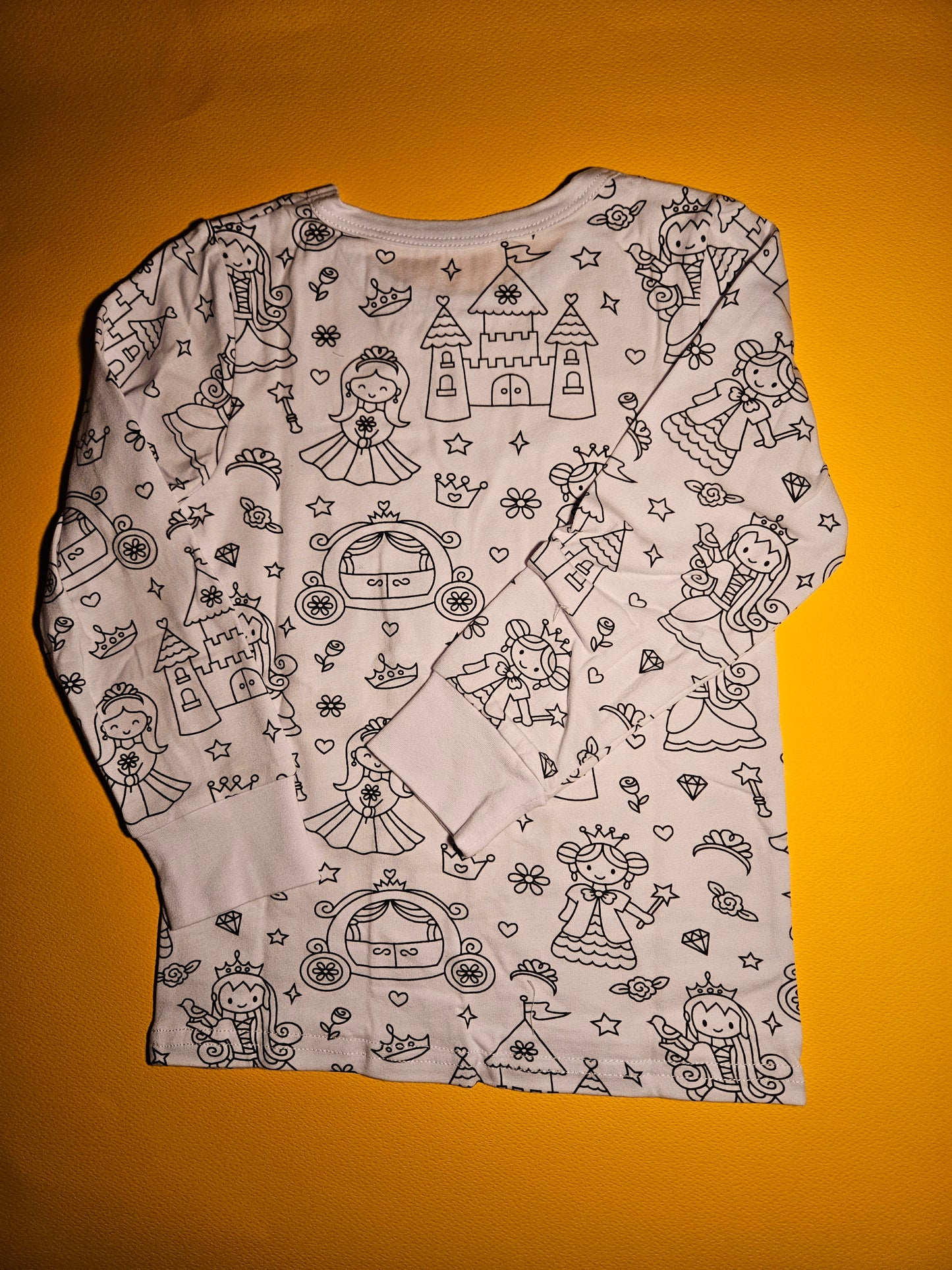 Princess DIY Coloring PJs