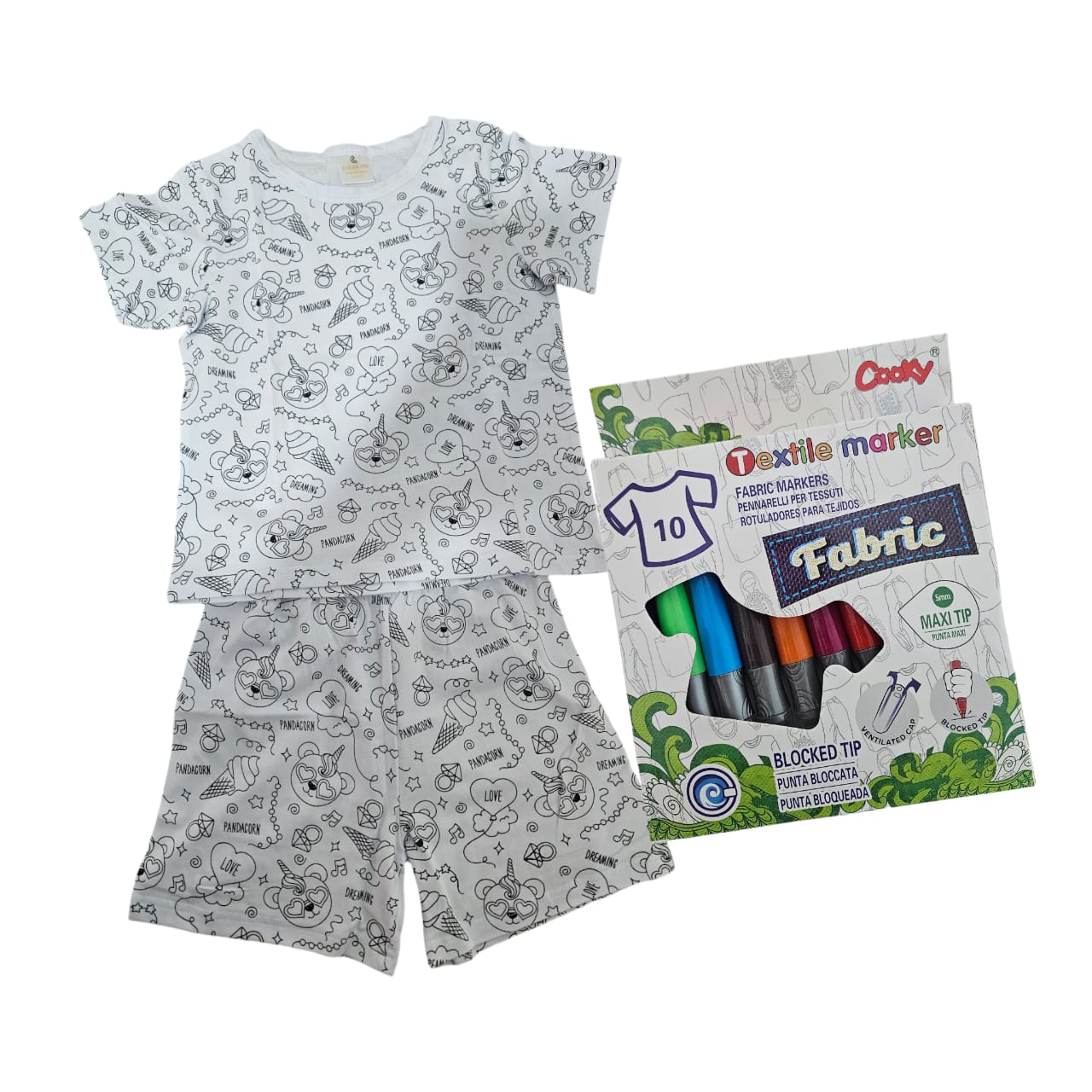Bundle 3: PJ + Fabric Markers Set