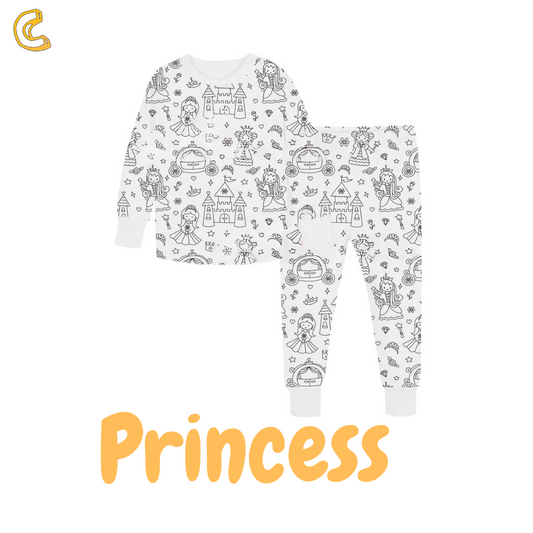 Princess DIY Coloring PJs