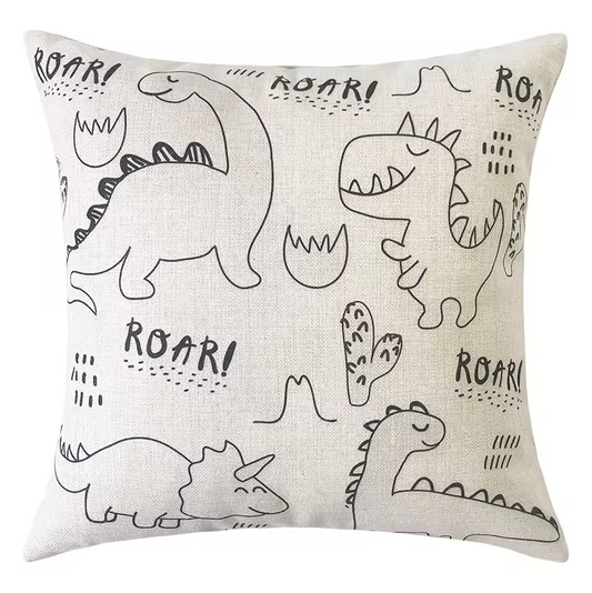 Dinosaur DIY Coloring Pillowcase