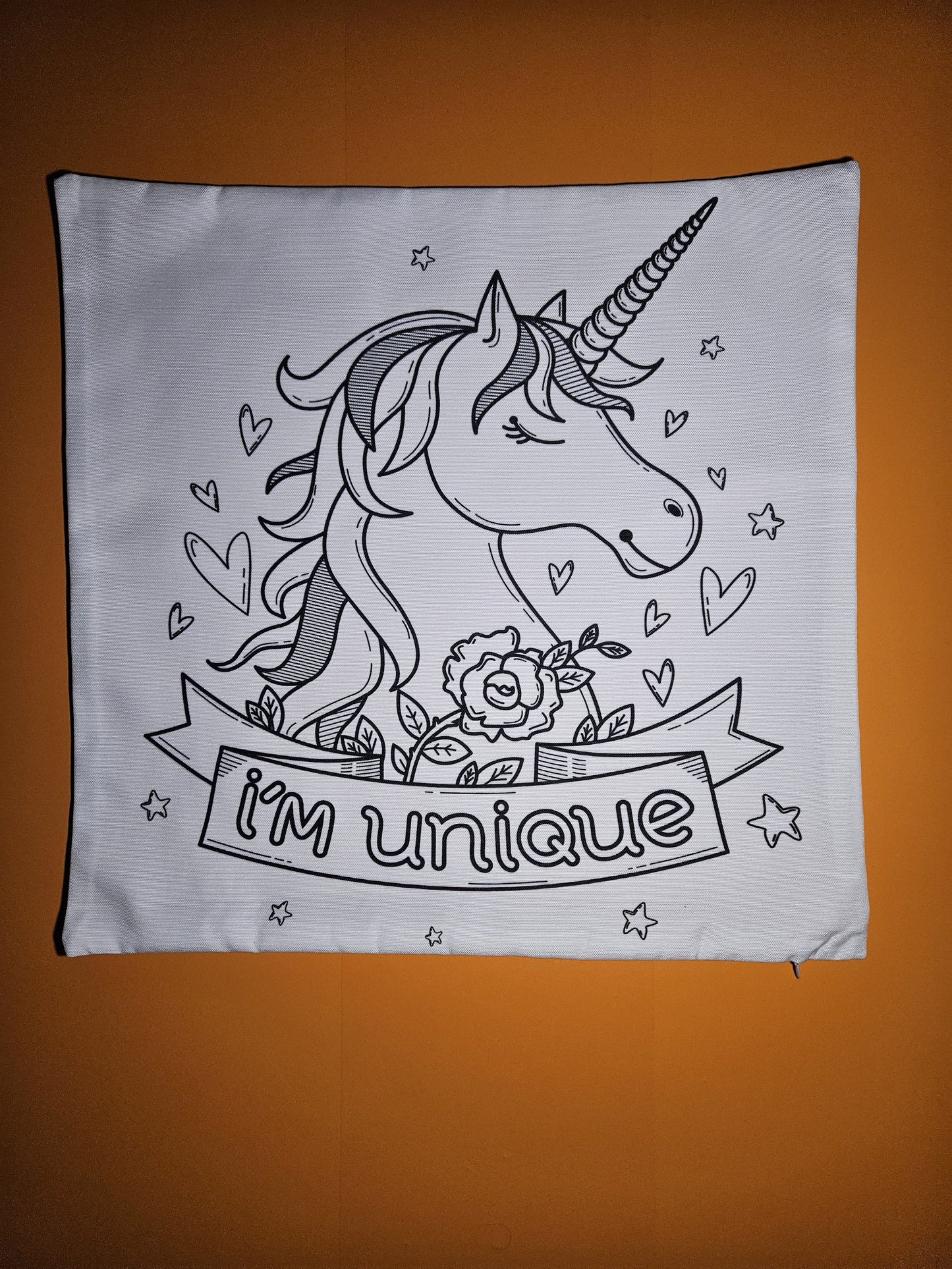 Unicorn DIY Coloring Pillowcase