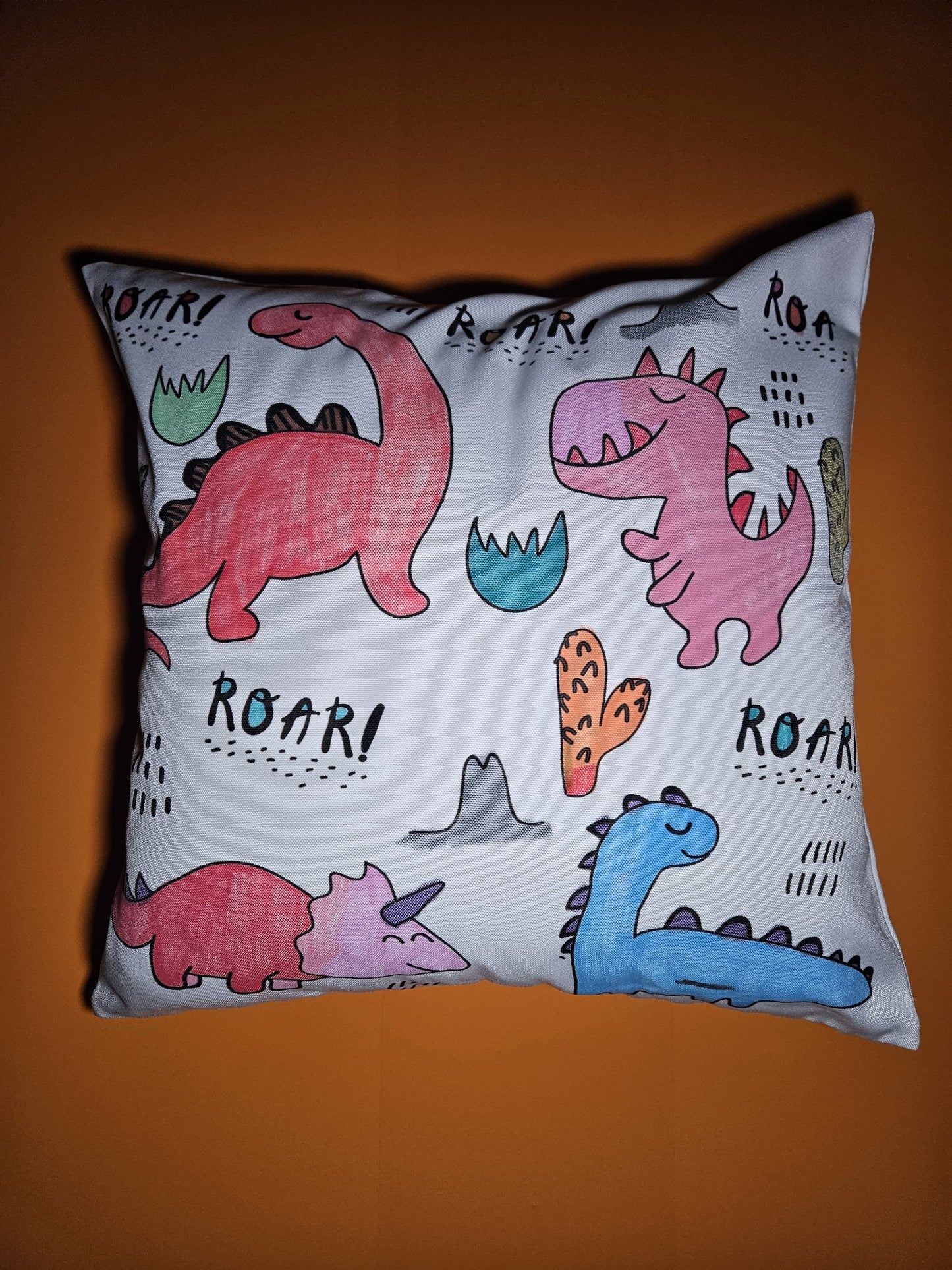 Dinosaur DIY Coloring Pillowcase